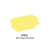 10 labiales líquidos con patrón dorado "Morning Glow"
