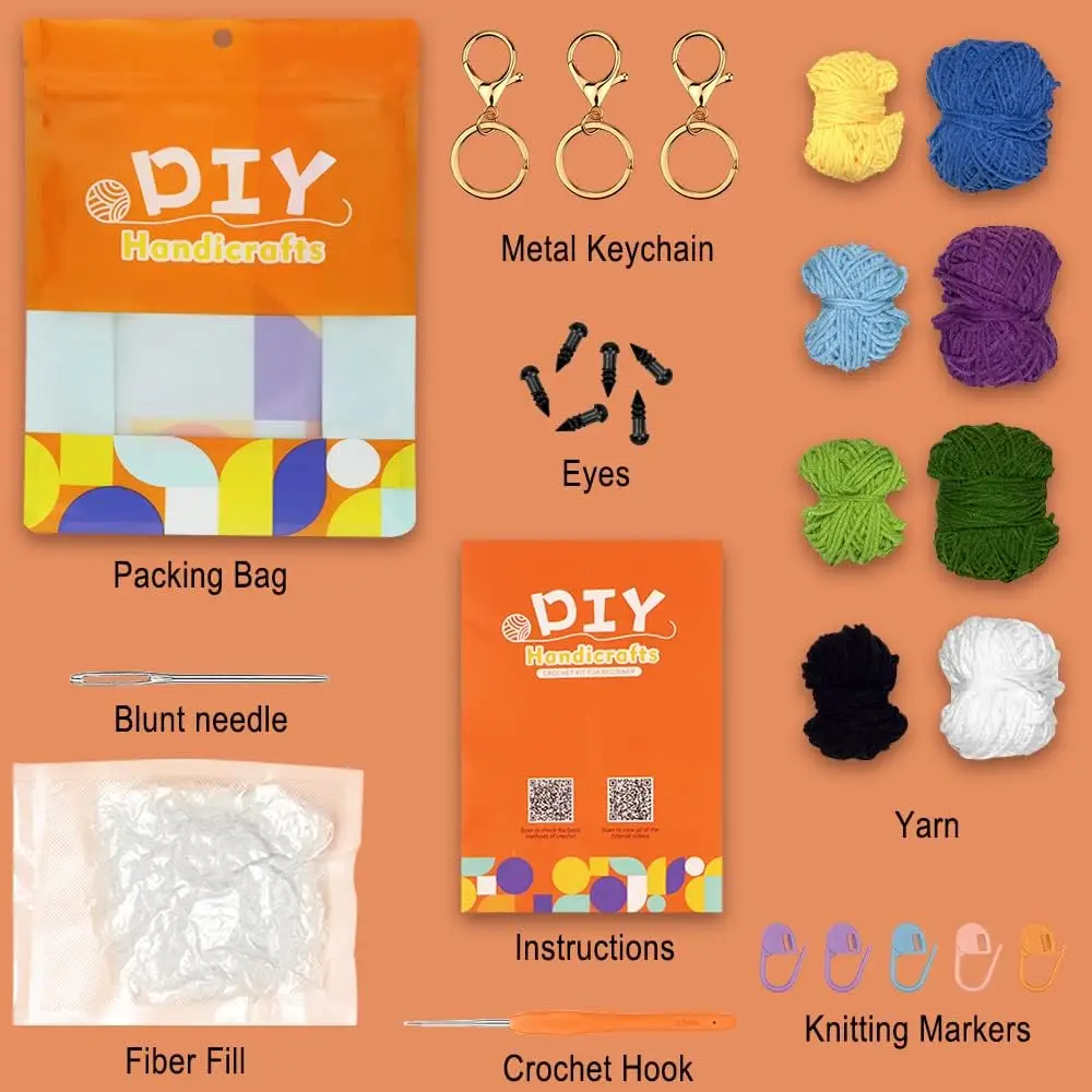Hot Sales Crochet Kits For Beginners Allinone Stuffed Animal Knitting