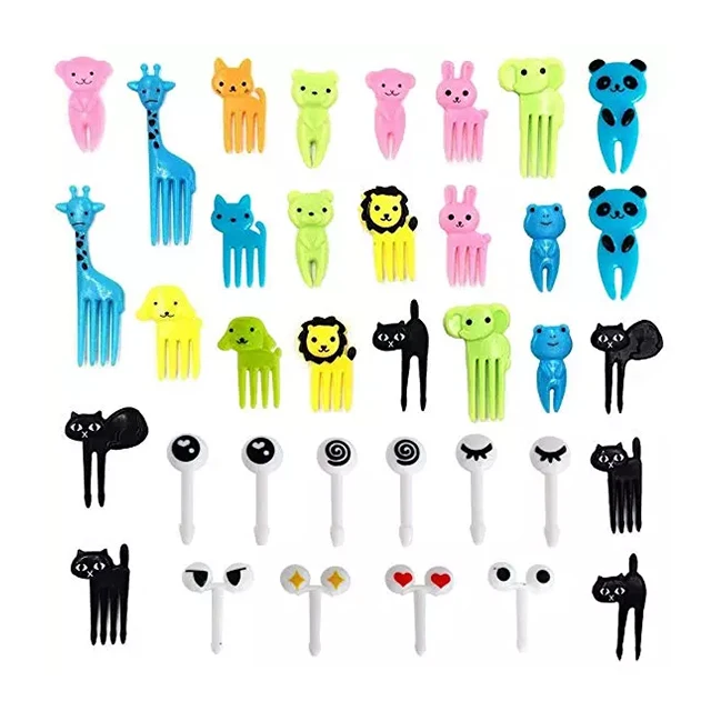 Лидер продаж забавная коробка Bento палочки для еды зубочистки динозавр наборы вилок фруктов