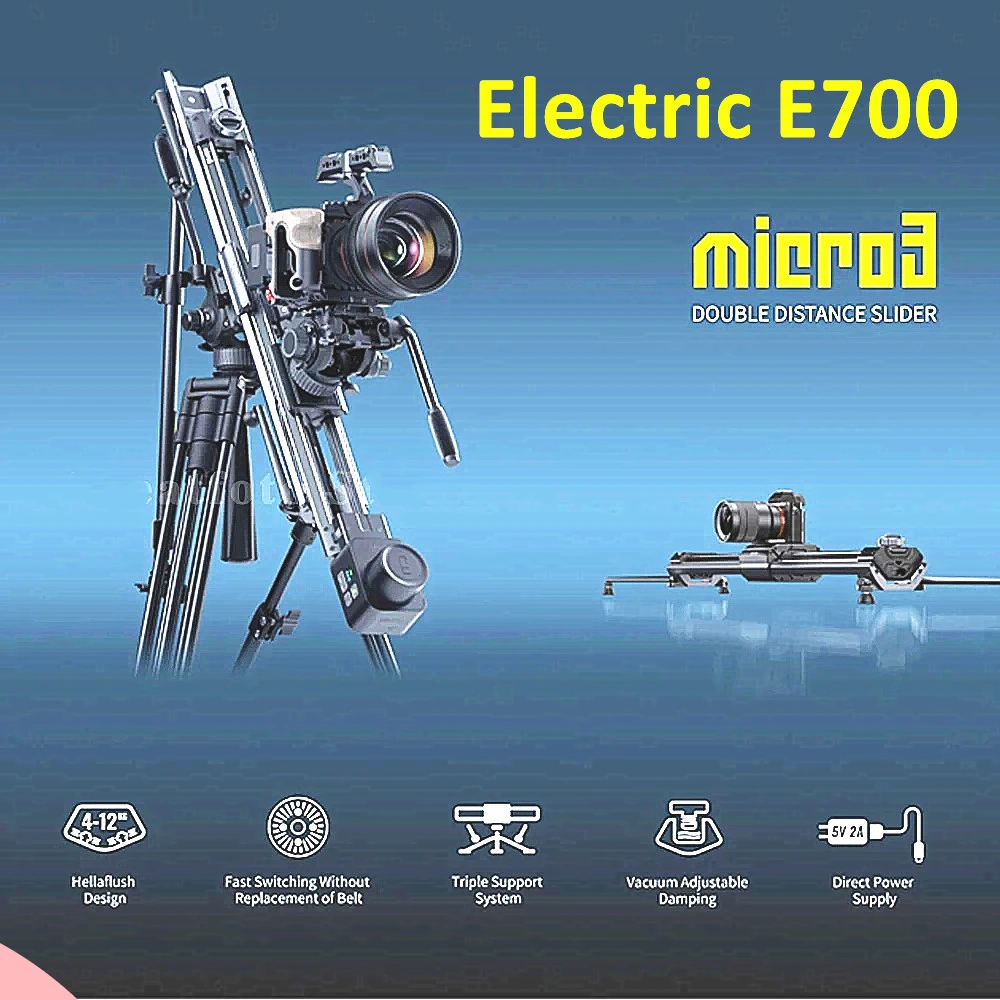 Zeapon Motorized Micro 3 Camera Slider - Portable & Versatile