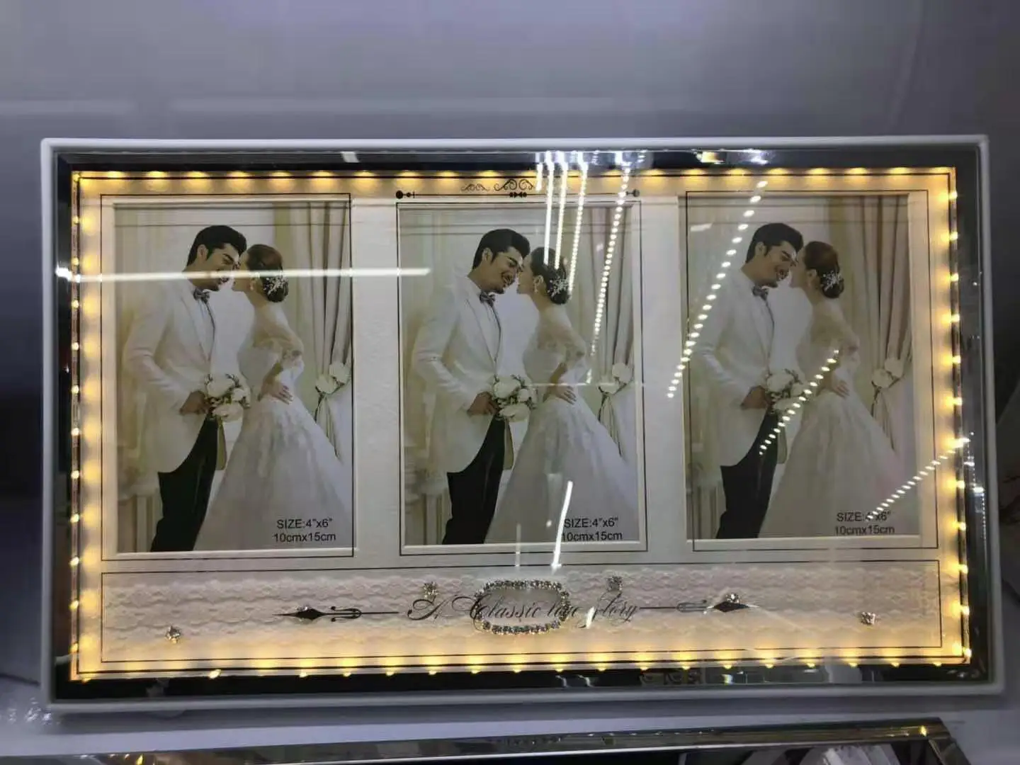 High Quality Lighting Led Love Photo Frame Gifts Memory Shiny Wedding ...