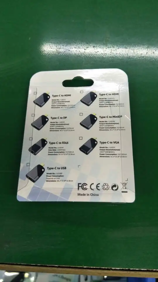 
Портативный Ethernet-адаптер 10M/100M/1000M USB Type-C Gigabit 