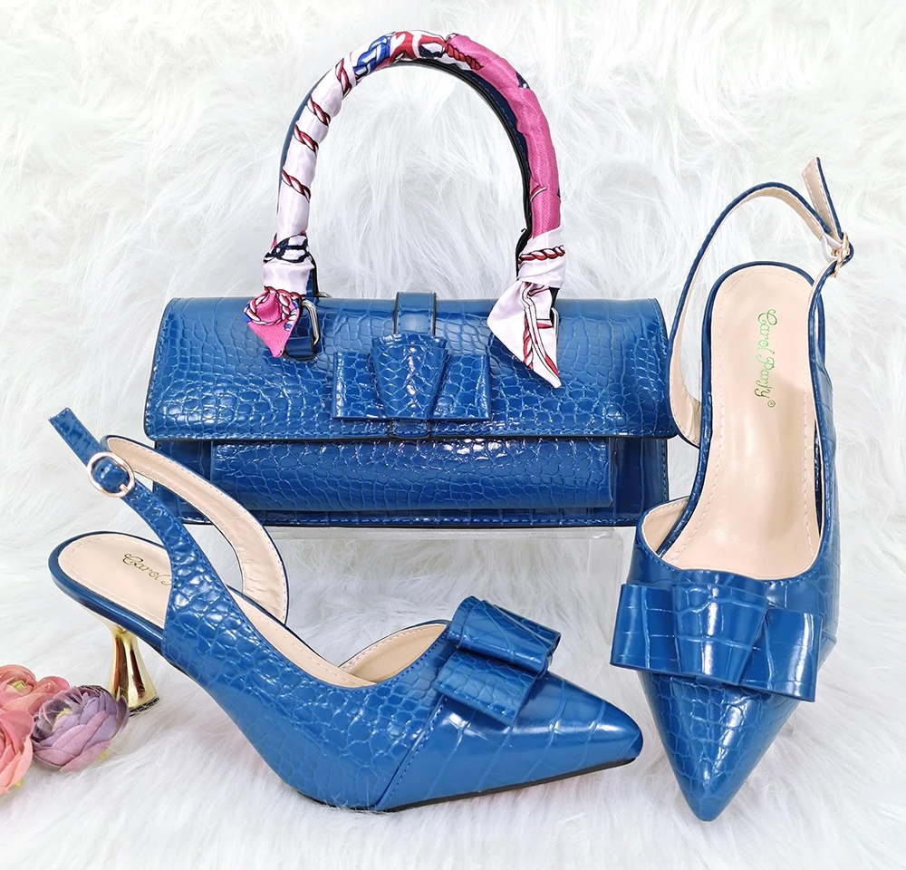 High Quality For Party Matching Shoes And Bags Low Heels To Match