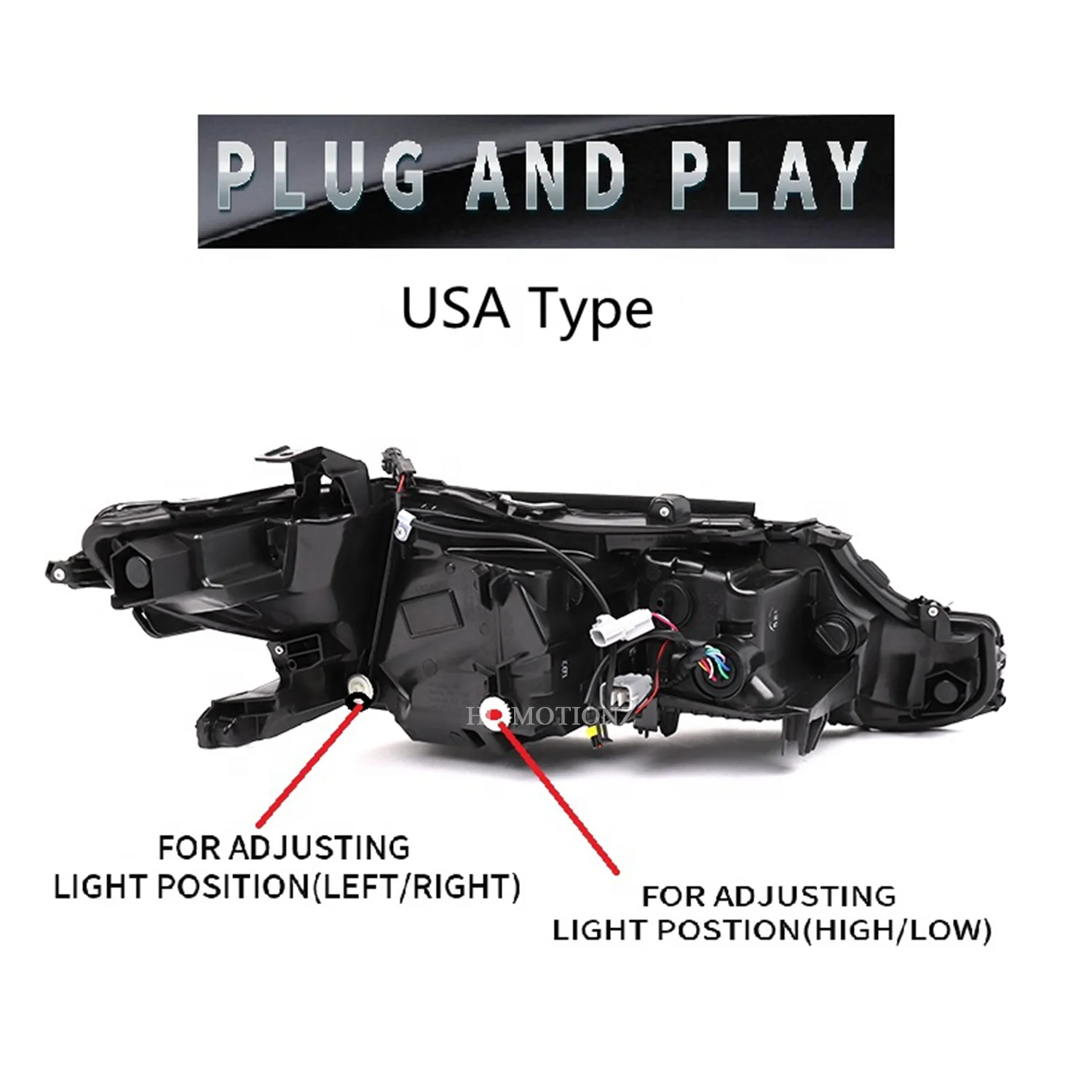 Factory Direct Auto Headlights Modified Led Headlights For Toyota Camry