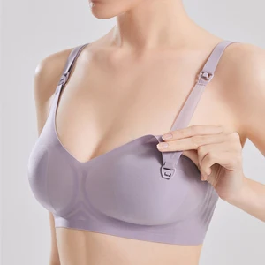 Nursing Bra Breast-feeding Underwear for Pregnant Women Wire Free Seamless Sagging Support