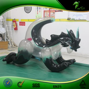 Custom Inflatable Glossy Dragon Doll With Sph Transparent Inflatable Anime Figure Doll Toy