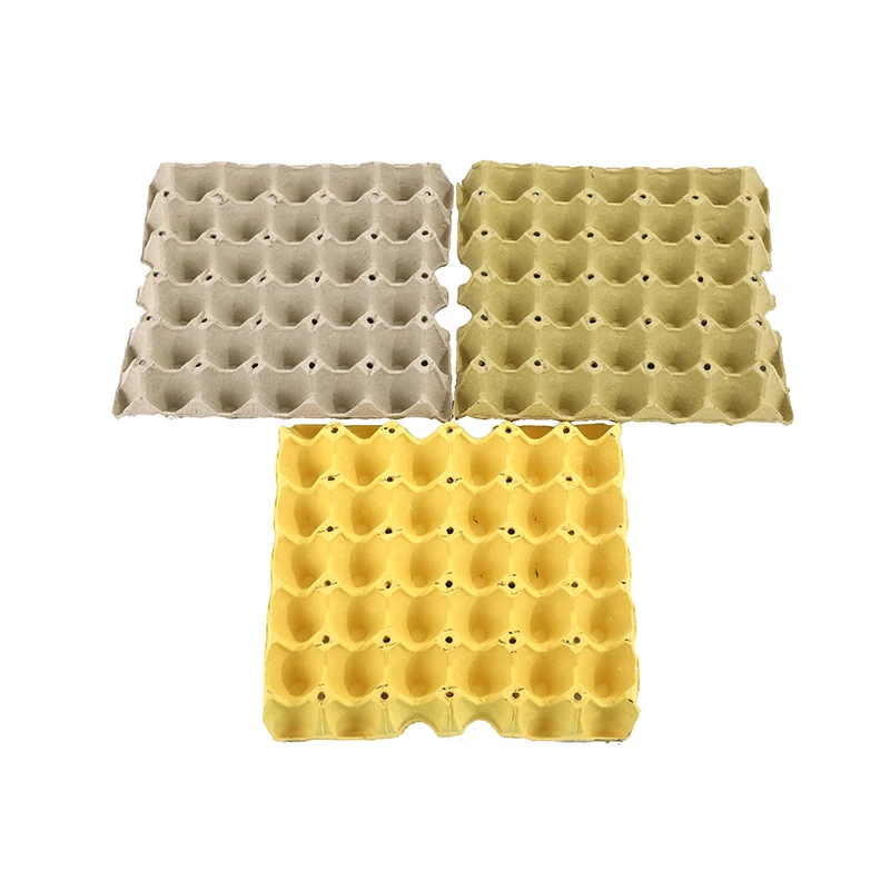 Wholesale Transport Pallet Egg Tray Stackable Biodegradable Recycled Material Paper Pulp Egg