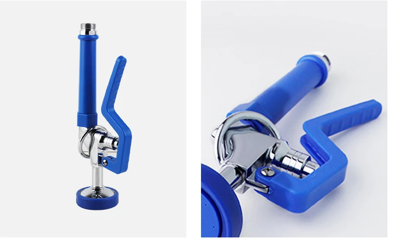 Modern Solid Brass Base Single-Hole Kitchen Faucet Lever Water Saving Pre-Rinse Shower Sprayer Commercial factory