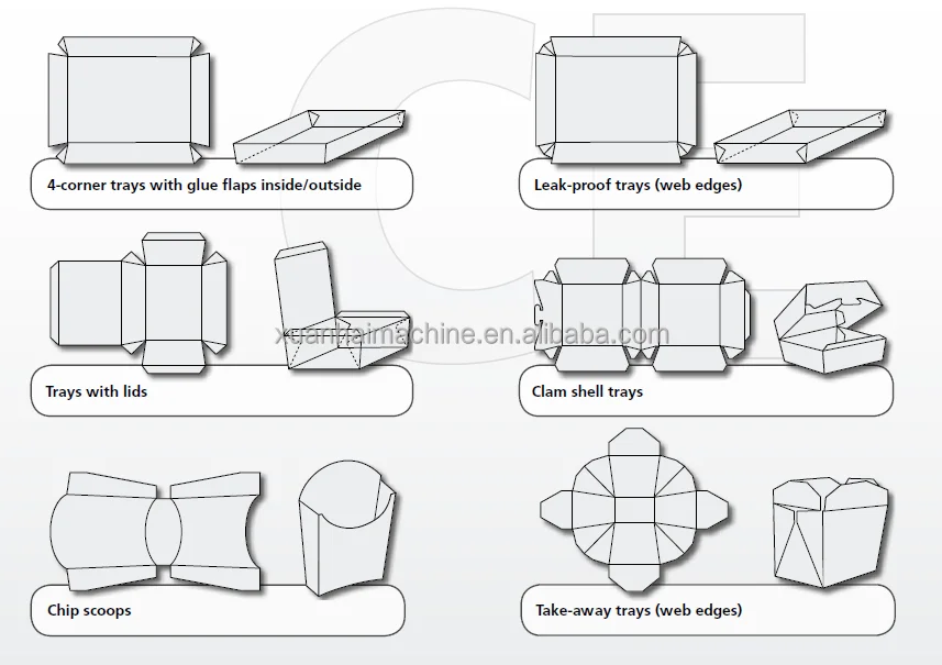 ZF-800Plus Automatic Food Lunch Carton Erecting Forming Machine