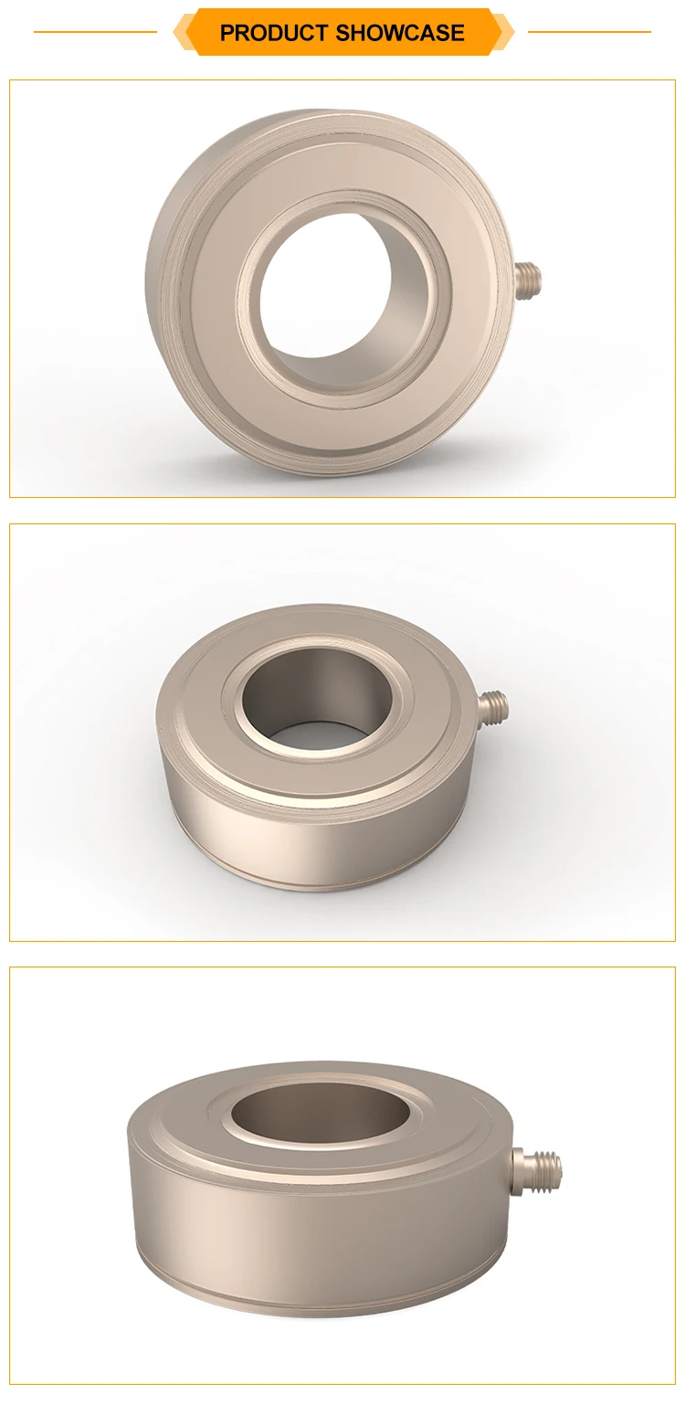 JSDCL100L Fast Response Circular One-Way Measurement Charge PE Signal Piezoelectric Force Sensor manufacture