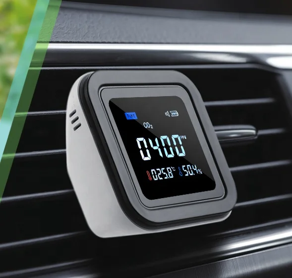 
 Монитор качества воздуха в помещении, настольный измеритель углекислого газа и CO2, детектор температуры и влажности, монитор CO2  