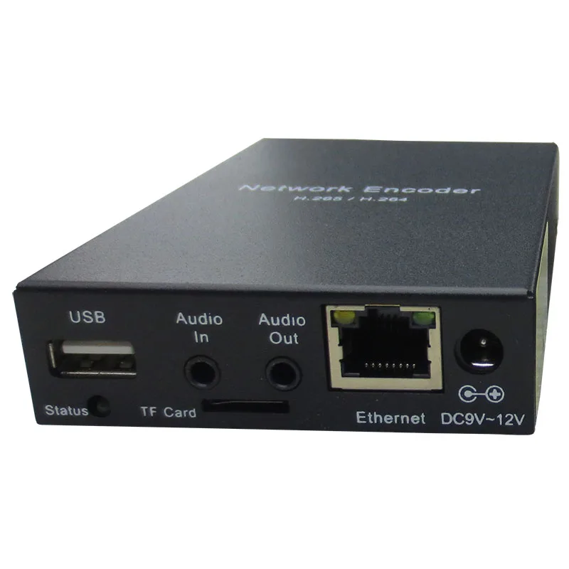 Real-Time H265 Encoder Video Streaming Server 60FPS HD 1080P SDI to RTMP IP TV Recording Encoder for Live Streaming