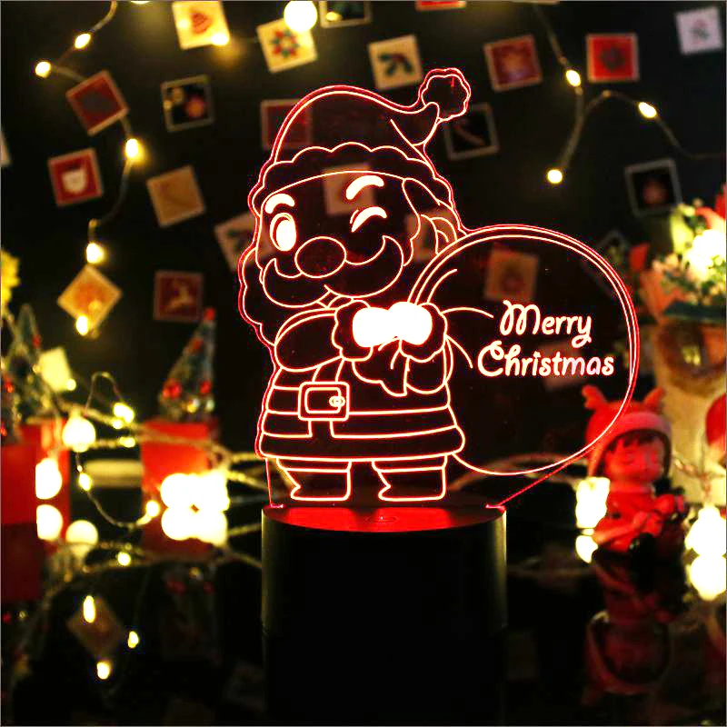 Новый продукт идеи 2023 рождественские украшения 7 видов цветов с сенсорным управлением