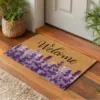 Lavender-like coconut fiber mat