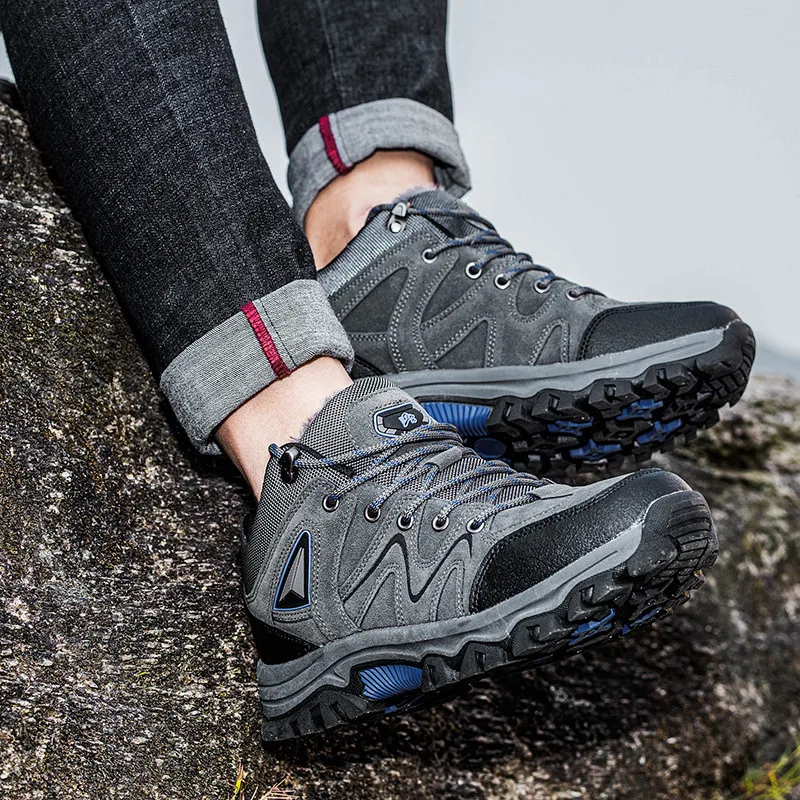 New arrivals Custom waterproof men hiking shoe outdoor camping sport hiking shoe for men