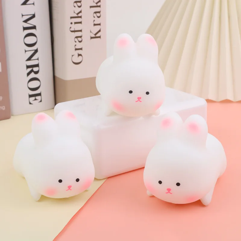 Sticky Rabbit Fidget Toy Stress Toy Rabbit - Anti-Anxiety Fidget Fun for All Ages