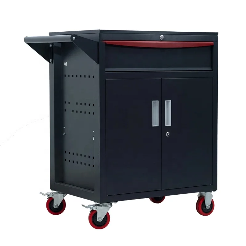 Super Loading Capacity Workshop Tools Storage Rolling Tool Cabinet with 1 Drawer