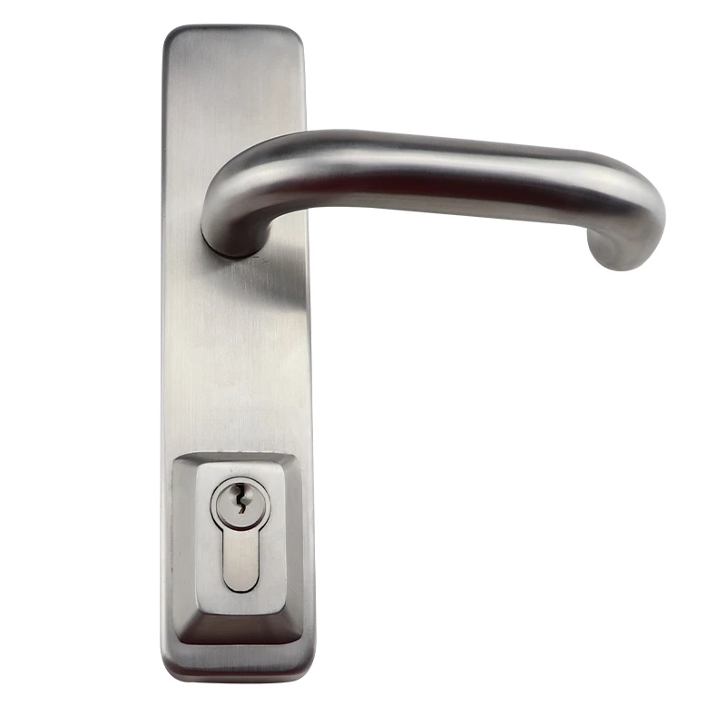 Stainless Steel Flush Pull Door Lock Lever Handle Passage Door Lever