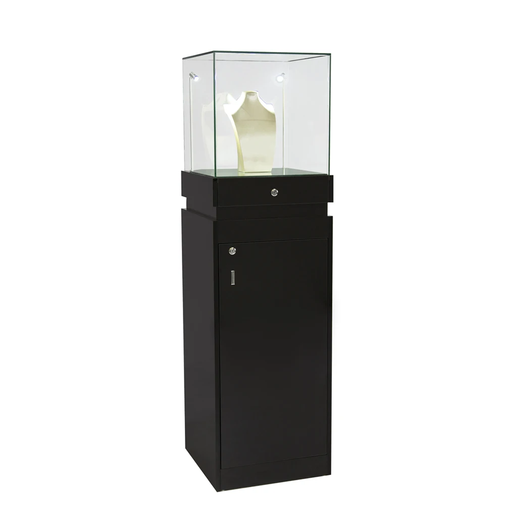 2022 New Design Customized High Quality End Glass Wooden Modern museum Display case for Product Display