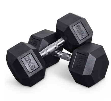 Hex Dumbbells 5kg-10kg Pairs Cast Iron Dumbbell Home Gym Fixed Weights Workout 