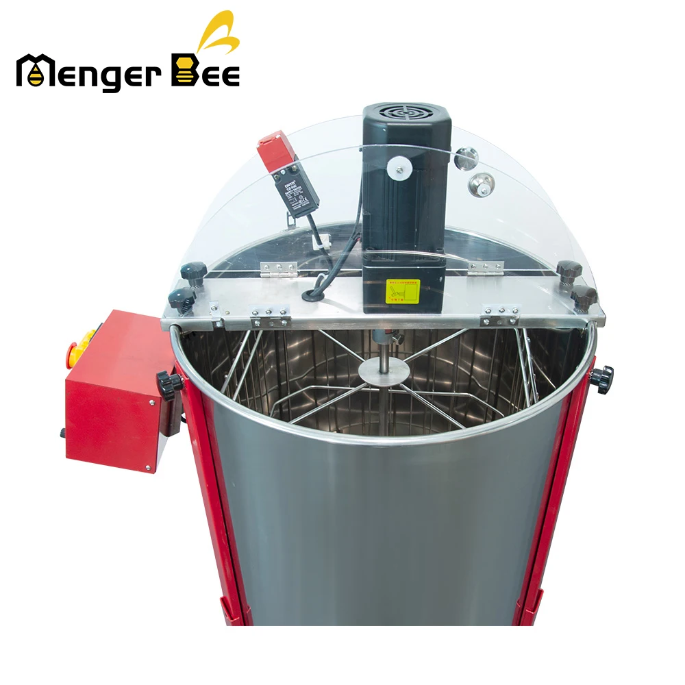 Automatic 4 Frame Radial Electric Honey Centrifuge Extractor Machine Beekeeping Honey Separator Spinner Honeycomb Bee Extractor