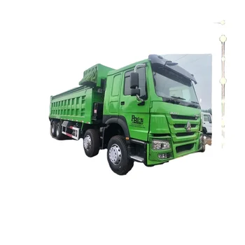 Dedicated to mining HOWO 8x4 Heavy 12-Wheel Dump Truck Diesel Manual Transmission with Weichai Engine Left Steering Construction