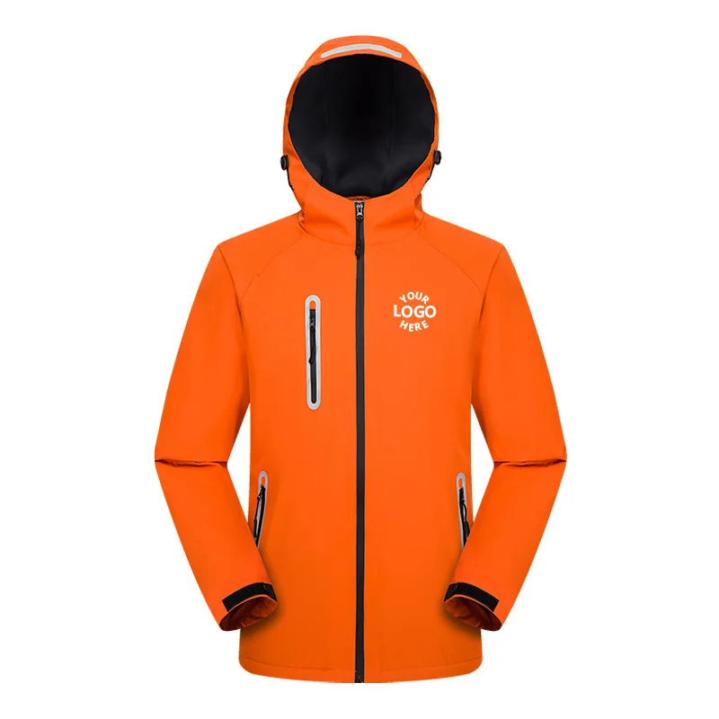 Custom 2022 Outdoor Waterproof Fleece Windbreaker Jacket Clothing