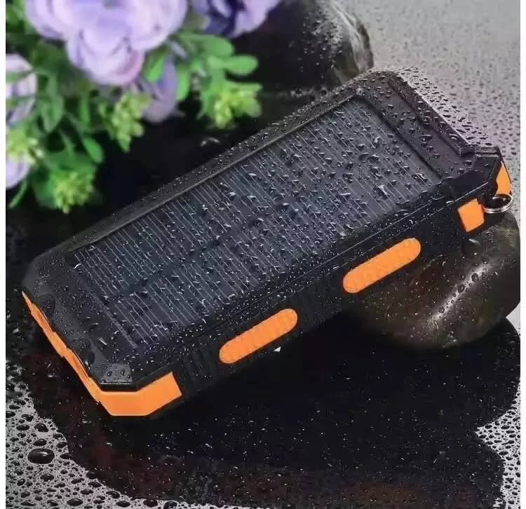 Factory Price Cell Phone Charger  Mountaineering  Long Time Using Power Bank Solar Wireless for Mobile