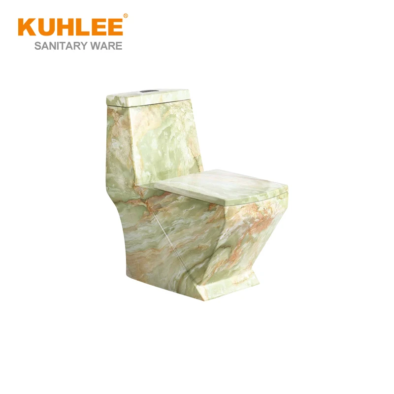 Multicolor Color Toilet Bathroom Ceramic Sanitary Colored One Piece Toilet Dual Flush Toilet Bowl