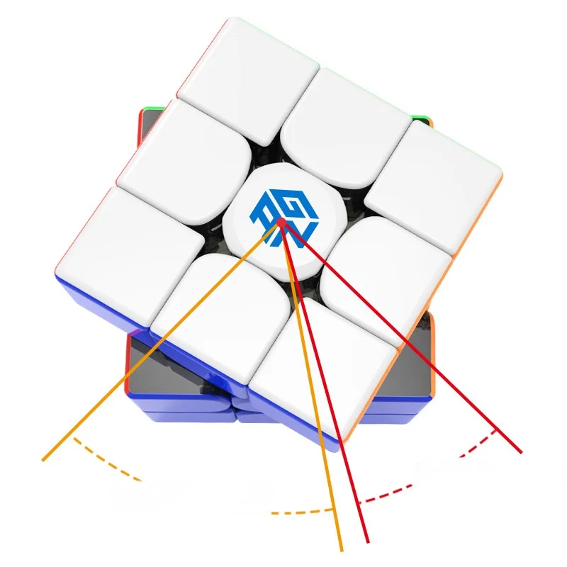 GAN 356RS Three Order Magic Cube Colorful Magic Cube Professional Game Decompression Educational Toys for Kids