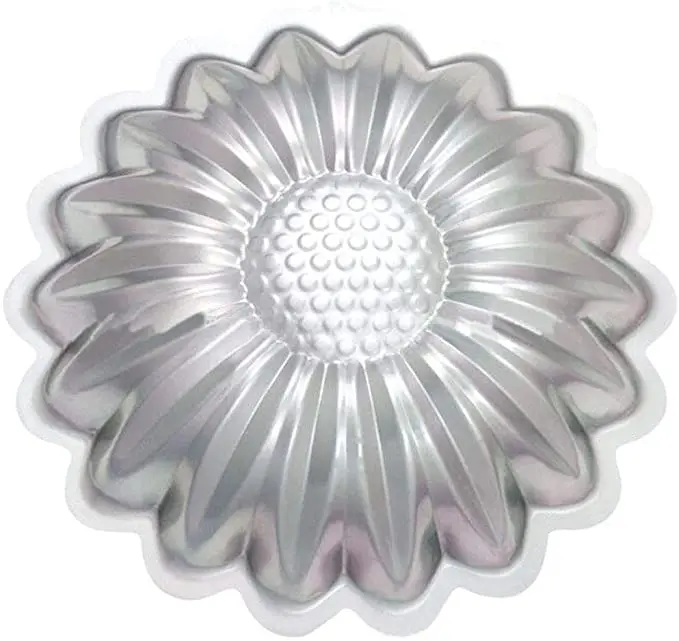 Sartenes Antiadherentes De Aluminio Con Forma De Girasol Para Hornear,Moldes  Para Tartas,Galletas,Girasoles - Buy Sol Flores Torta De Pan,En Forma De Girasol  Molde Product on 