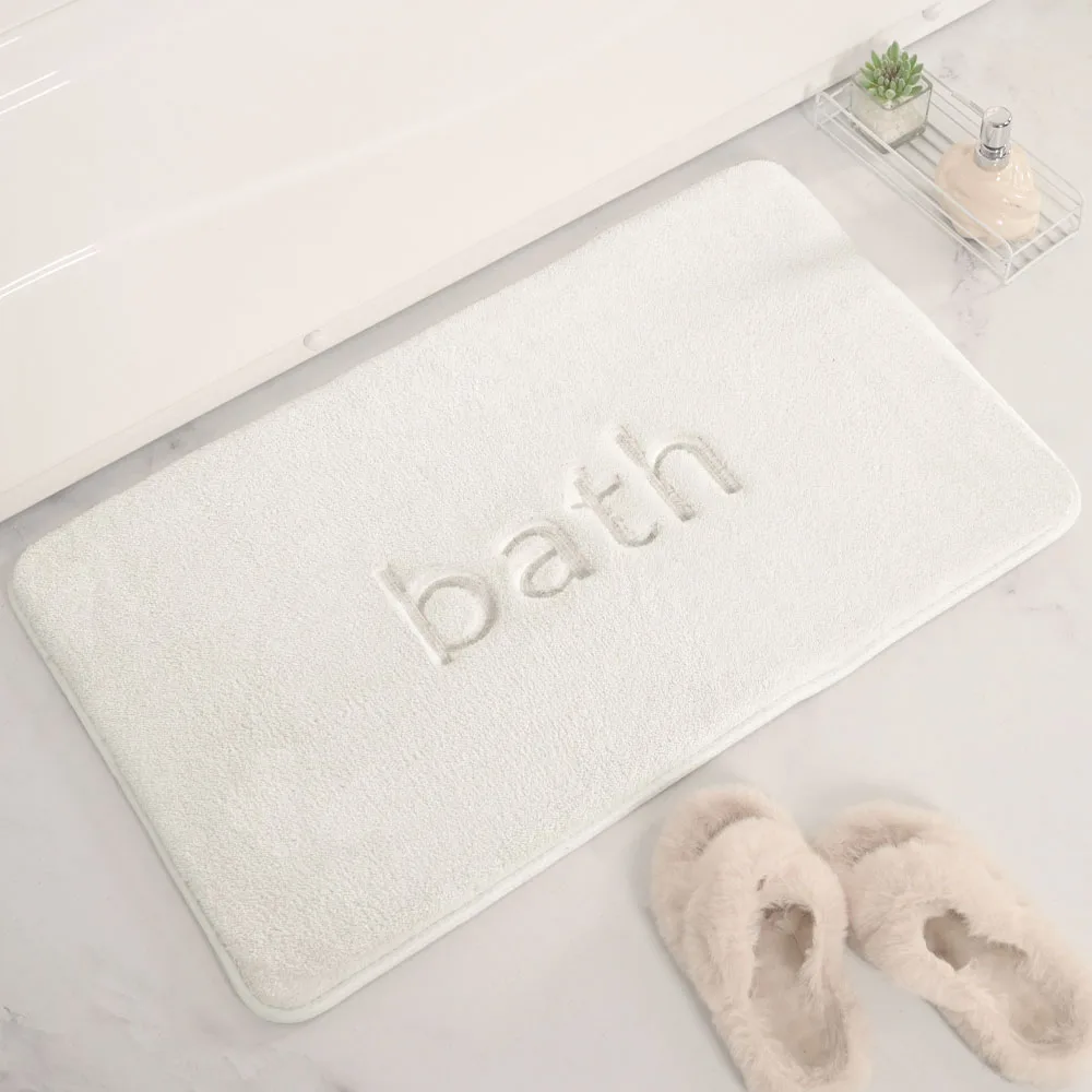 Large memory foam floor mat Anti-slip room bath mat non slip set Super absorbent memory sponge bathroom rugs carpets