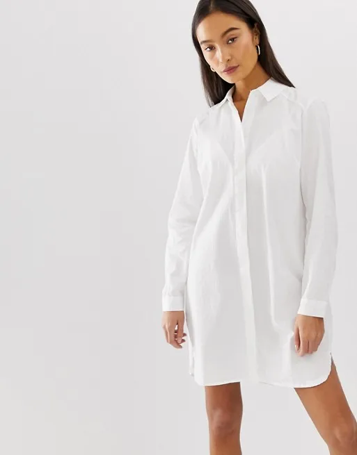 white high low shirt plus size