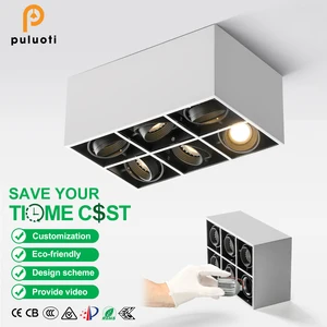 30W/48W Warm 3000K/4000K Full Spectrum CRI98 Aluminum Spotlight Residence Ceiling Downlight Living Room Spot Lighting Recessed