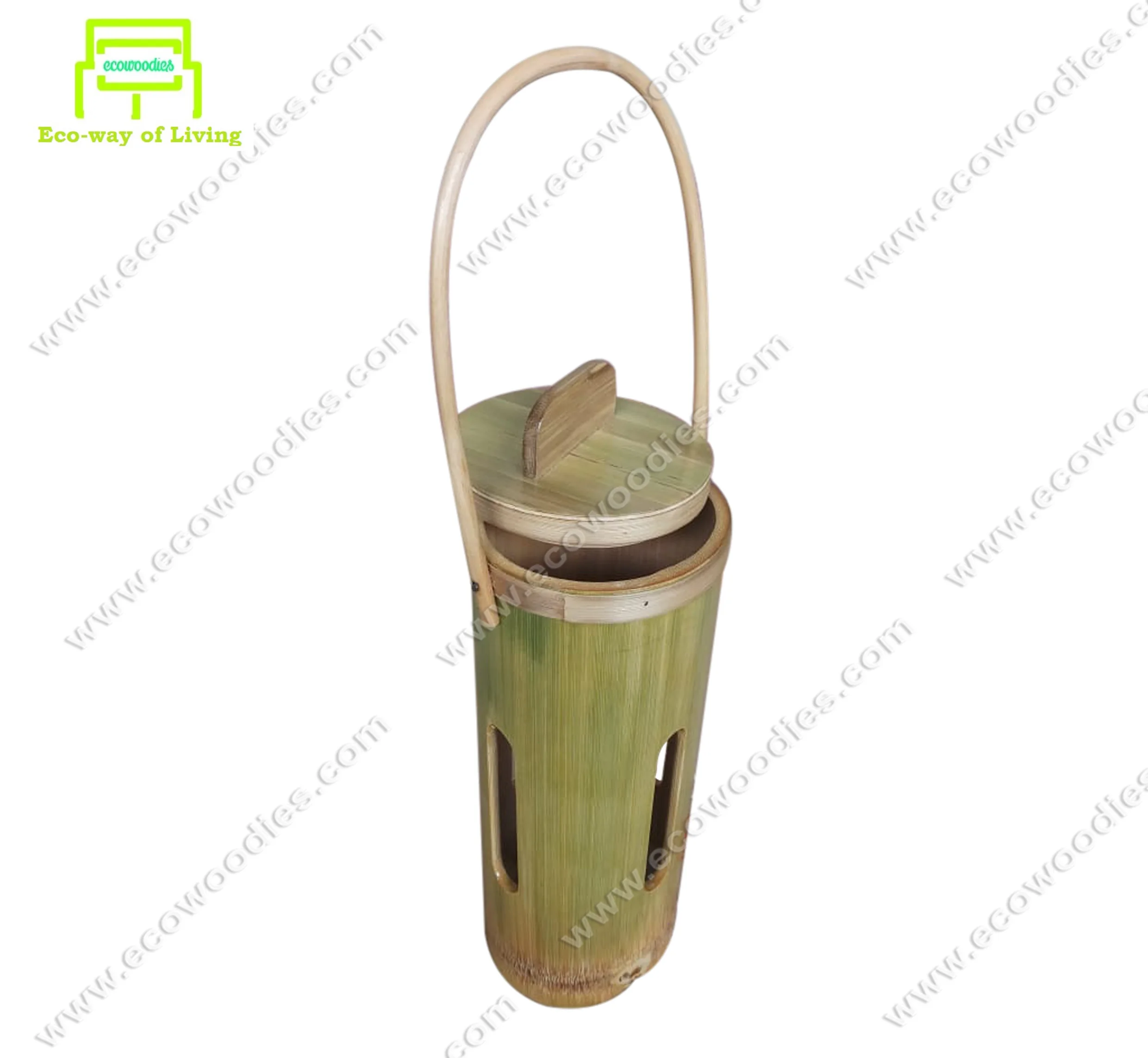 march expo 2020 vintage bamboo ceiling led lamp with lid can be used table top made from eco-friendly bamboo ideal for resorts