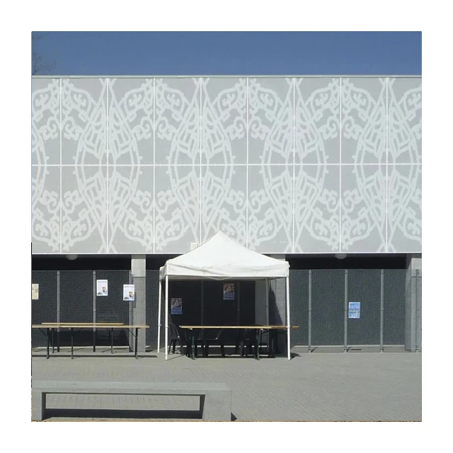 Stylish Perforated Metal Facade with Metal Wall Decorative Panels, Ideal Perforated Facade Cladding for Commercial Projects