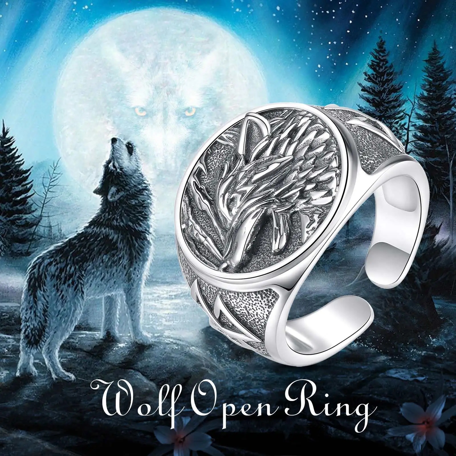 Wolf oorbellen Sterling zilver Viking creolen oorbellen Keltische knoop Wolf oorbellen Sterling zilver Viking creolen oorbellen Keltische knoop