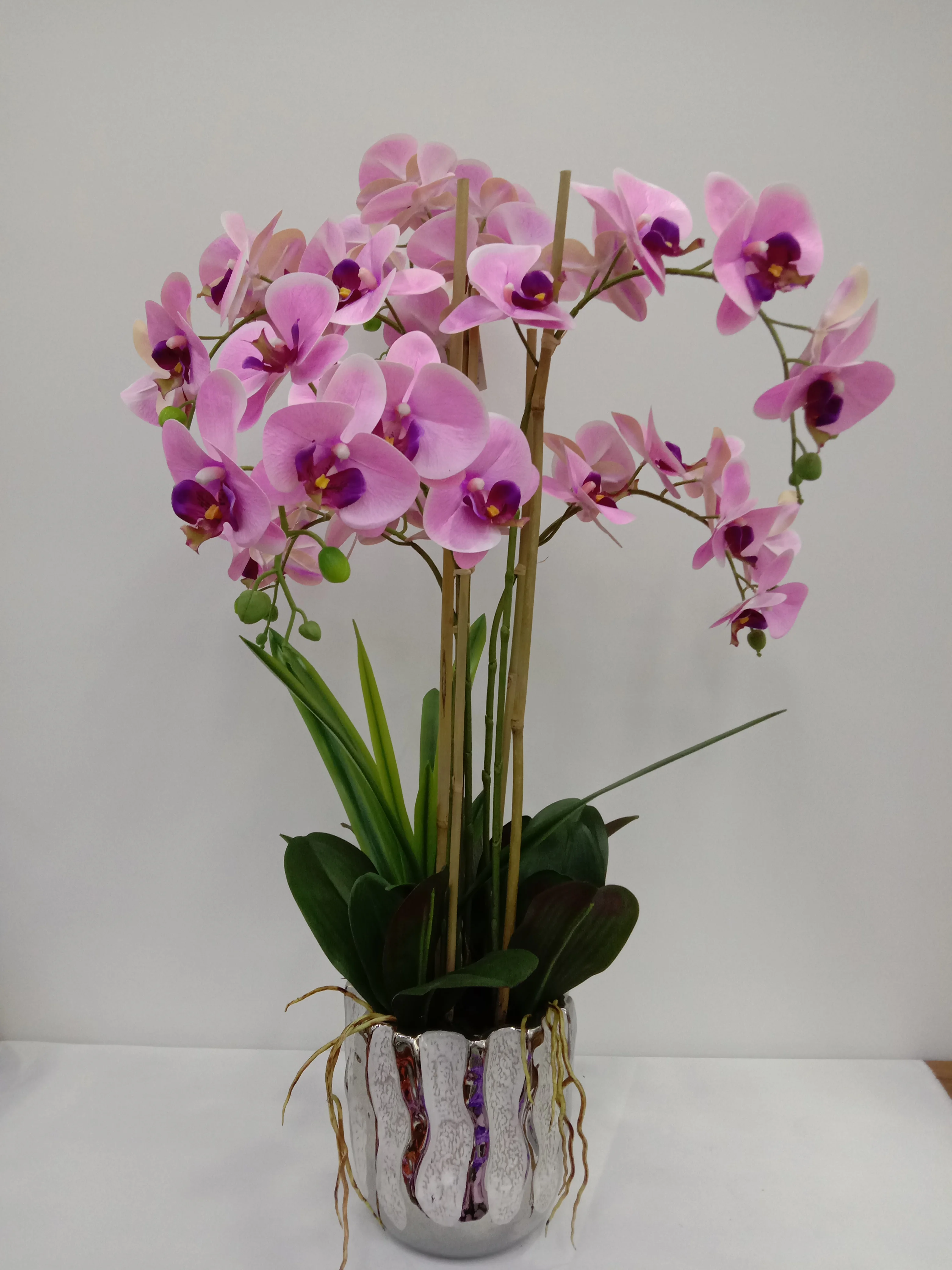 Centerpieces Real Touch Latex Phalaenopsis Flower Butterfly Orchidl ...