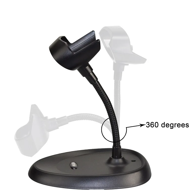 Henex OEM Supermarket 2D Wired Handheld Barcode Scanner with Stand USB Interface Cheap Price in Stock