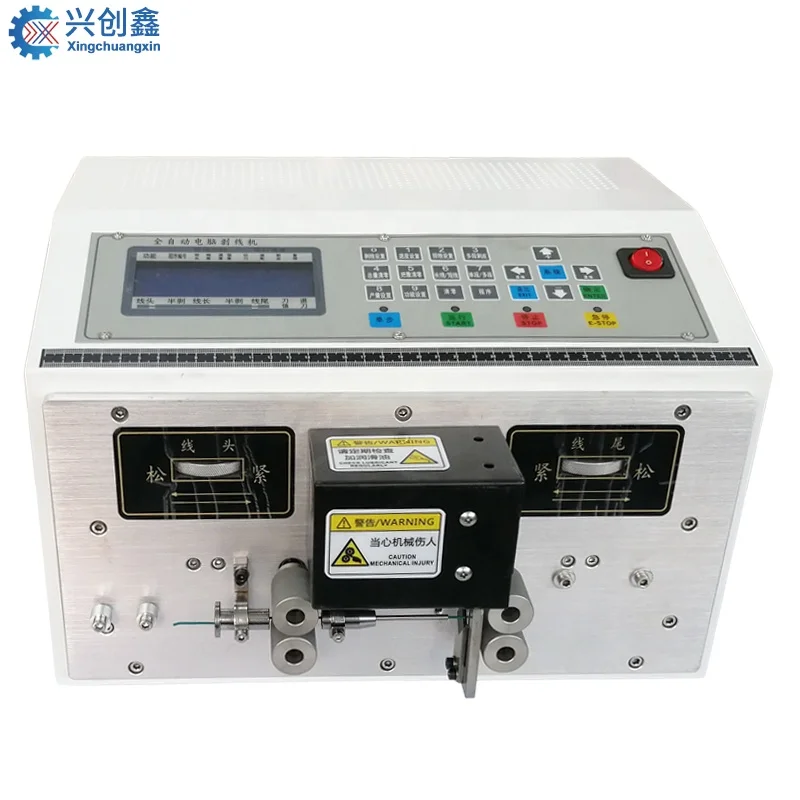 Automatic Wire Cutting and Peeling Machine 6 square Computer Cable Stripping Cutting Machine High Efficiency Processing Peeling