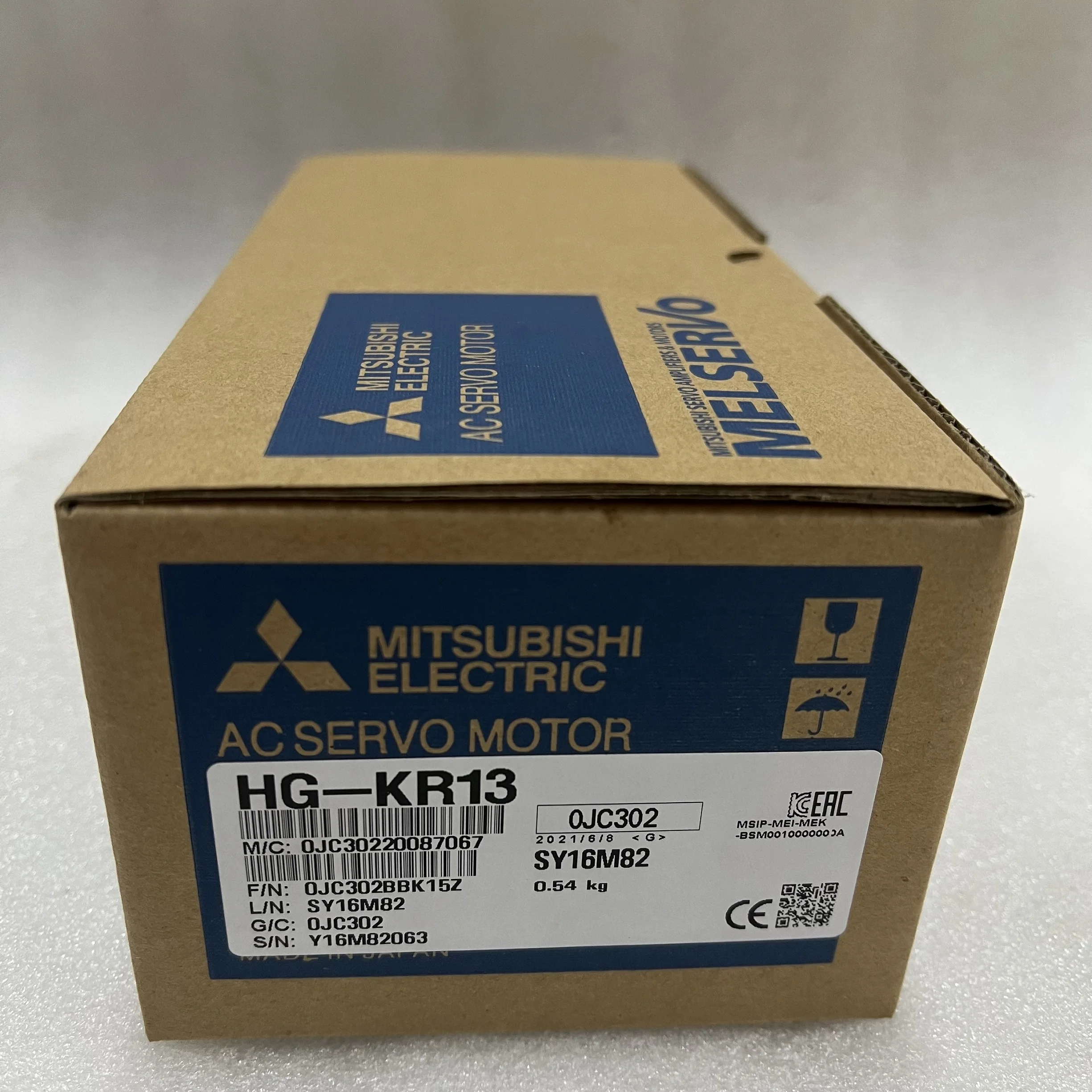 Mitsubishi AC Servo Motor HG-KR13