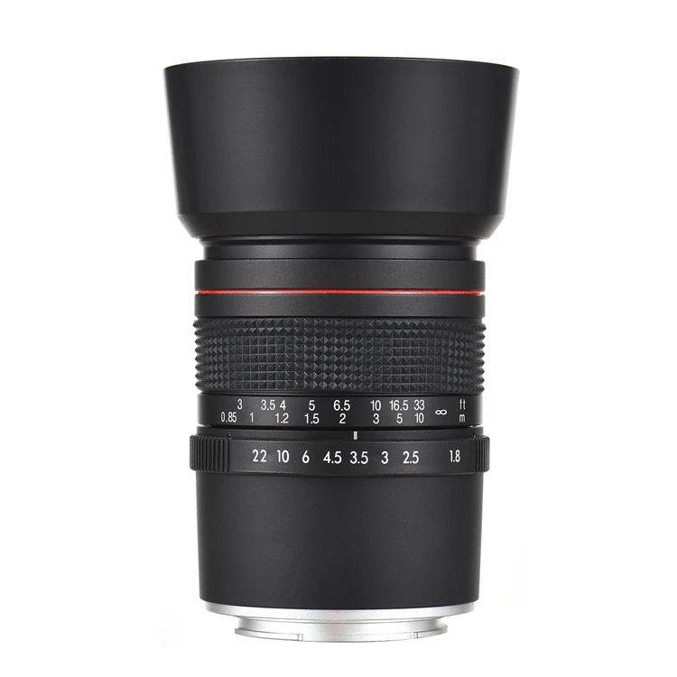 85mm F1.8 Telephoto Camera Lens Large Aperture Full Frame Portrait Cameras Lens Manual Focus For Sony E-Mount Cameras