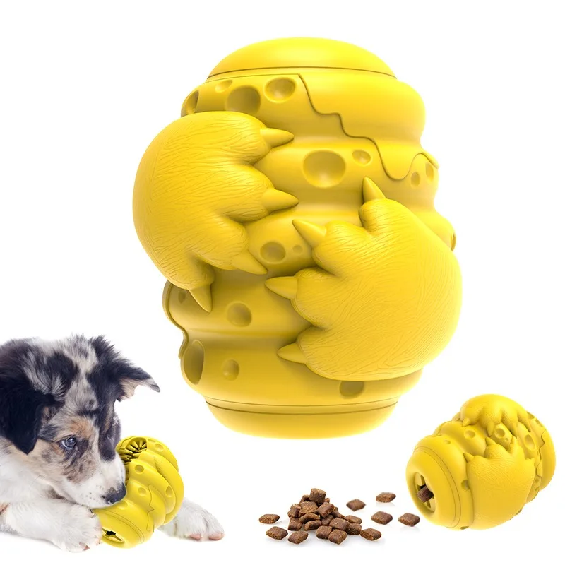 Wholesale Pet Treat Dispensing Dog Toys - Interactive Rubber Chewer Toys