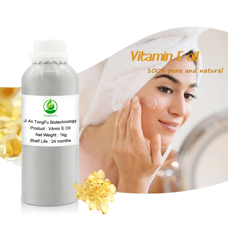 Natural Organic Pure Vitamin E Oil Bulk D Alpha Tocopherol Oil For Skin
