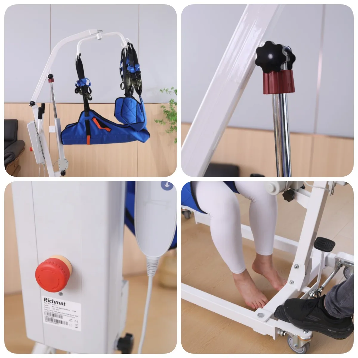 Stand Assist Patient Lift Electric Patient Lift Transfer Chair Electric Patient Hoist Lift