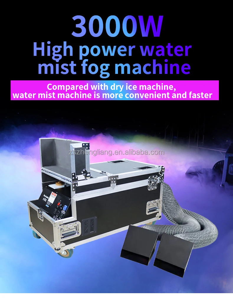 Low Lying Water Based Low Fog 3000w Machine Stage Fog Smoke Machine