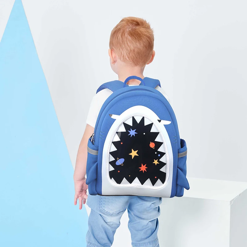 Supercute Large Capacity Waterproof Kids Backpack Cartoon-Printed Back to School School Bag for Children
