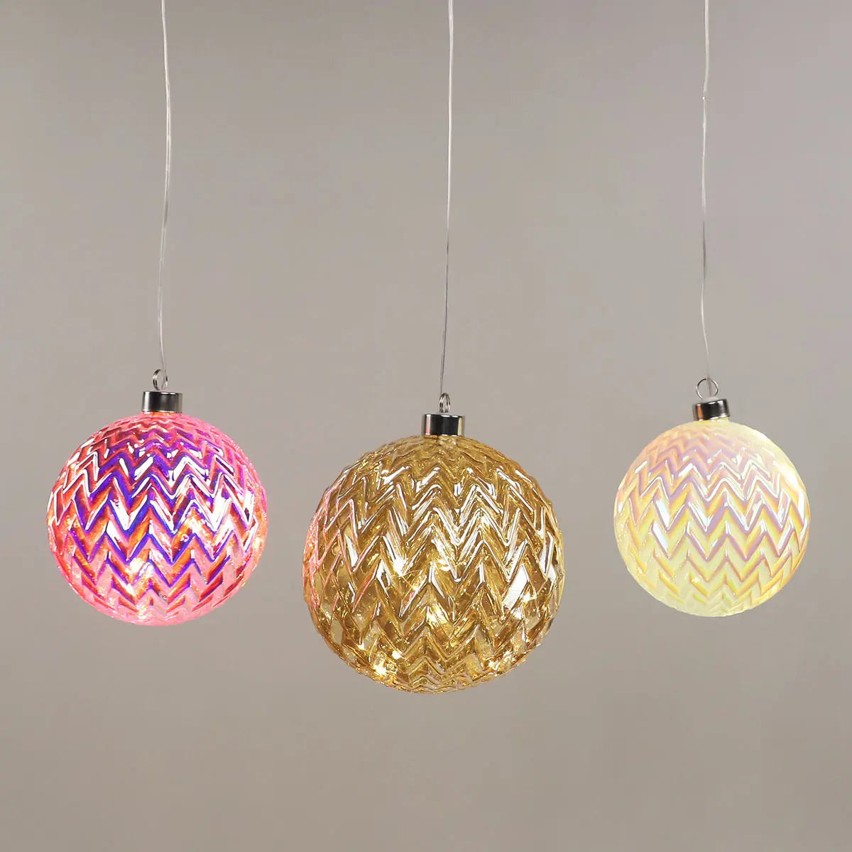 Colorful hanging painted glass ball Christmas decoration item ceiling hanging balls