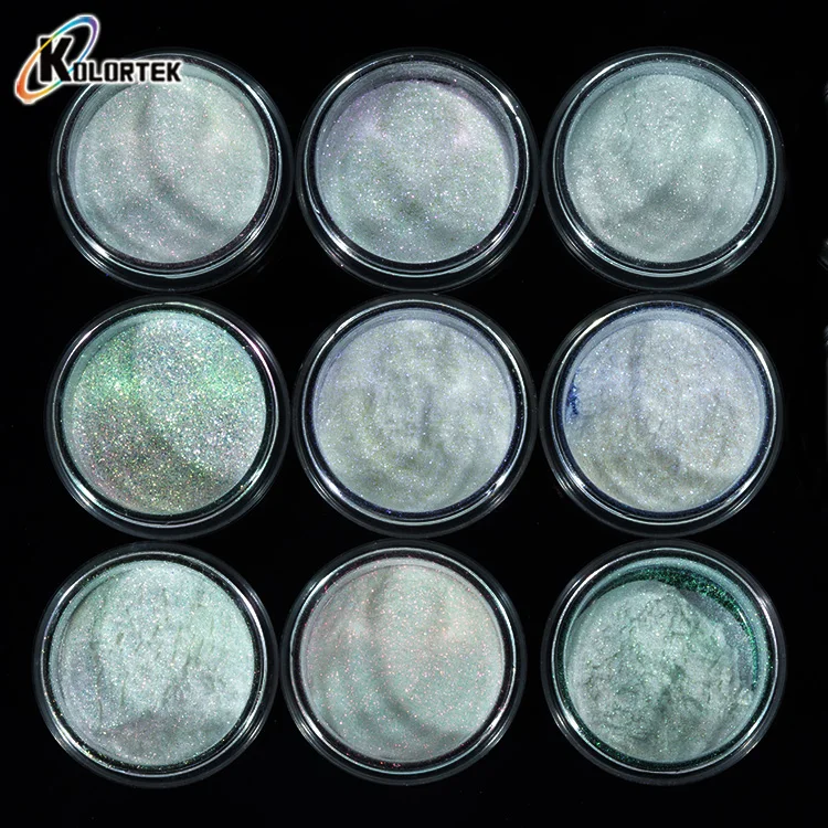 Kolortek Chrome Mirror Unicorn Effect Aurora Pigment Powder for Nail Art