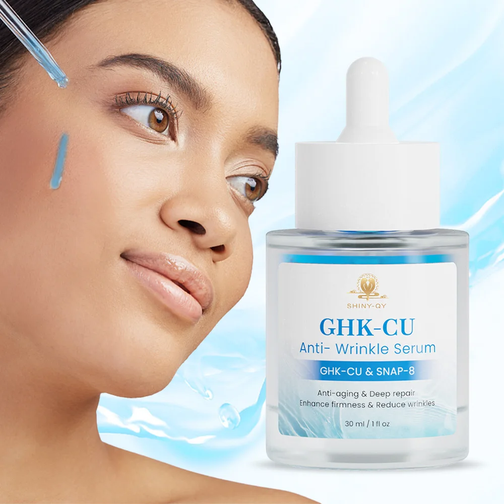 Private Label Ghk-cu Snap-8 Peptide Anti-wrinkle Anti-aging Moisturizing Repair Ghk-cu Copper Peptide Face Serum